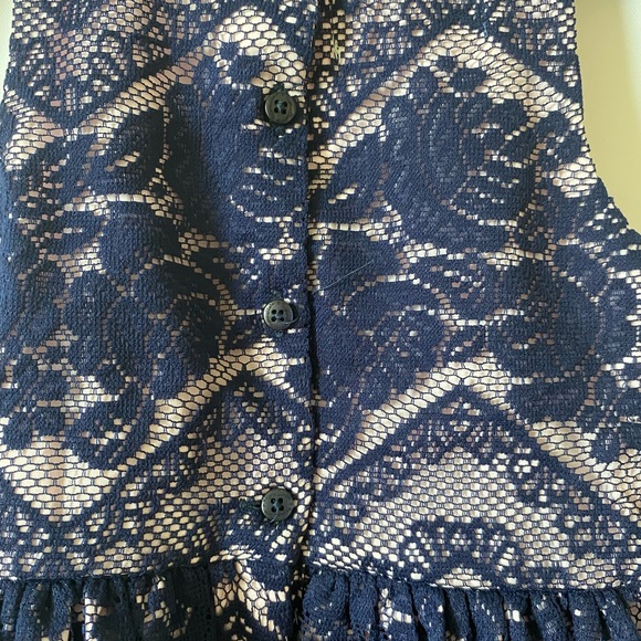 💙 Pastourelle Little Girl's Pippa And Julie Floral Lace Dress 💙 - Picture 8 of 10